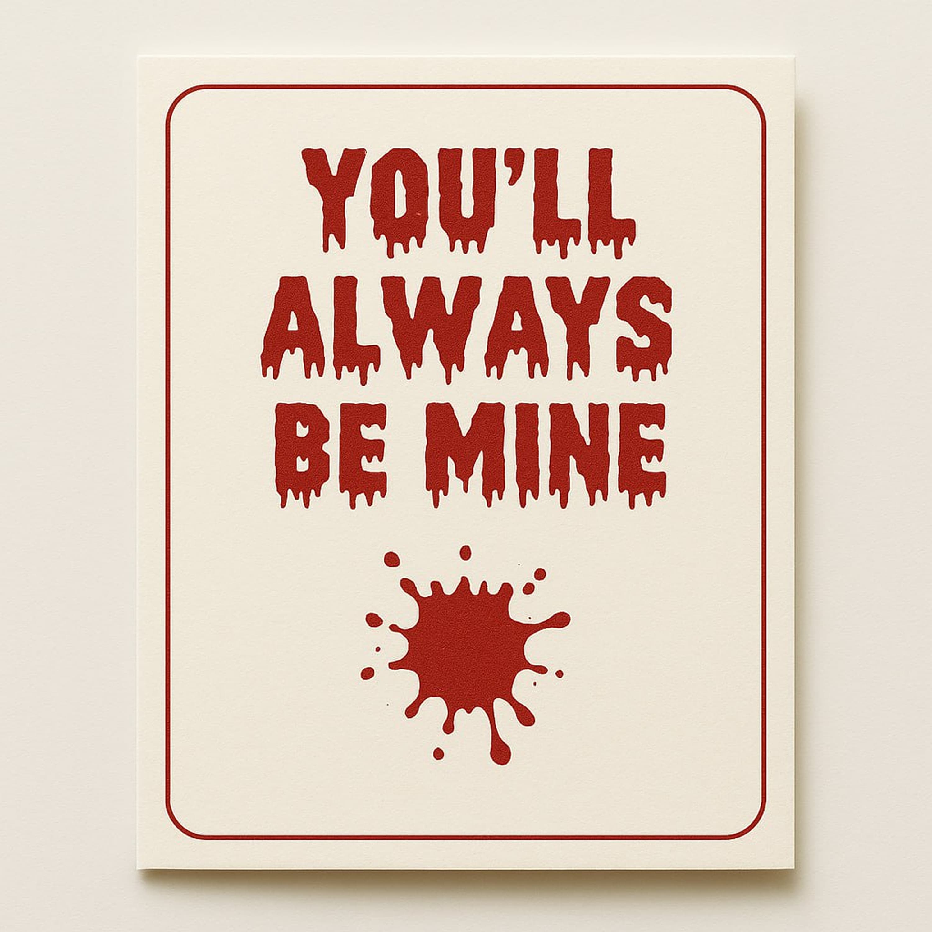 Scary postcard